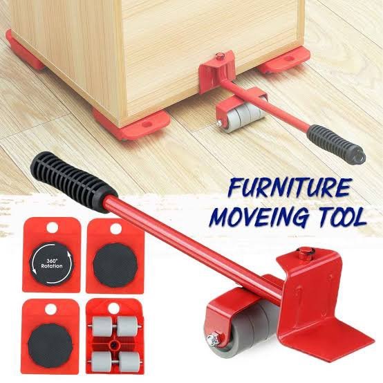 Furniture Mover,4pcs Furniture Lifter Mover Tool 360 Degree Rotatable Sliders Furniture